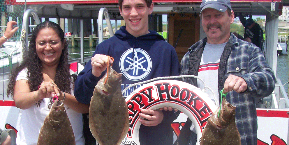 Successful Anglers with Flounder